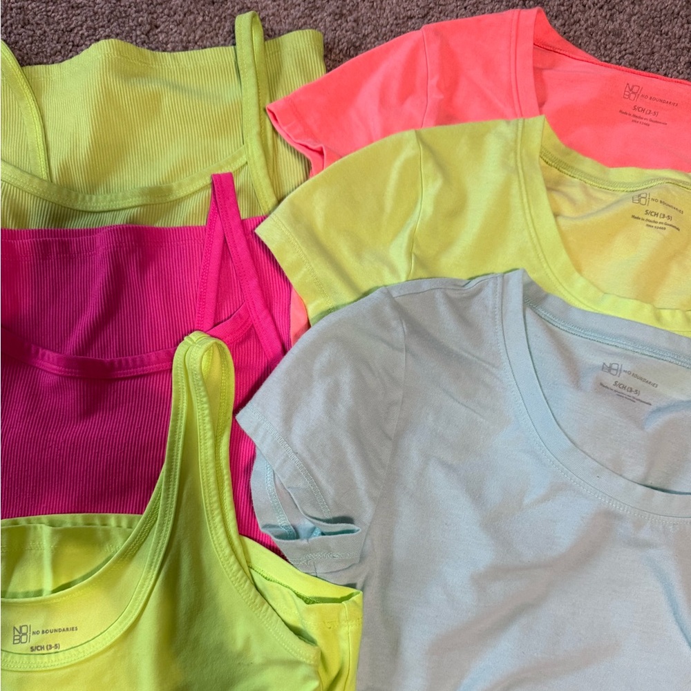 Colorful T-Shirt and Tank Top Set